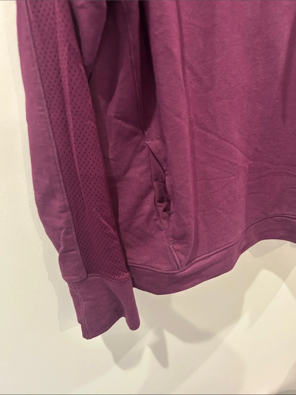 Under Armour Women's Plum Cowl Neck Pullover with Orange Accents